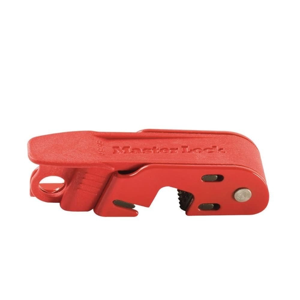 Master Lock Red Electrical Box Circuit Breaker Lockout 493B Box Lock Set Of 5